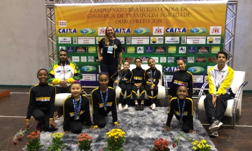 Equipe de Ginástica de Trampolim de Volta Redonda conquista quatro medalhas no Campeonato Brasileiro